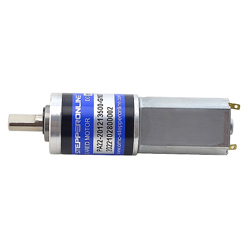 Motorreductor cepillado de 12V CC 1,1kg.cm/98RPM con caja de cambios planetaria 107:1 Motorreductor cepillado de 12V CC 1,1kg.cm/98RPM con caja de cambios planetaria 107:1