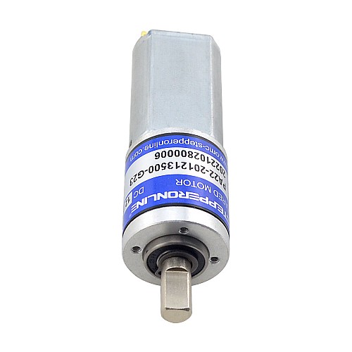 Motorreductor cepillado de 12V CC 0,27kg.cm/465RPM con caja de cambios planetaria de 22,56:1 Motorreductor cepillado de 12V CC 0,27kg.cm/465RPM con caja de cambios planetaria de 22,56:1
