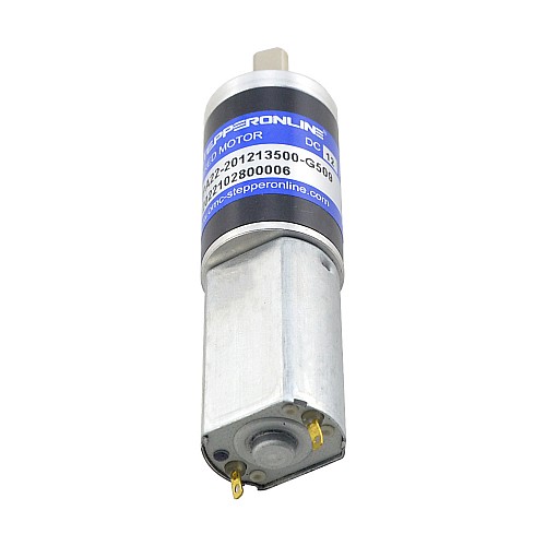 Motorreductor cepillado de 12V CC 4,6kg.cm/20,6RPM con caja de cambios planetaria 509:1 Motorreductor cepillado de 12V CC 4,6kg.cm/20,6RPM con caja de cambios planetaria 509:1