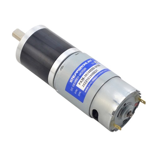 Motorreductor cepillado de 24V CC 15kg.cm/33RPM con caja de cambios planetaria 99,5:1 Motorreductor cepillado de 24V CC 15kg.cm/33RPM con caja de cambios planetaria 99,5:1