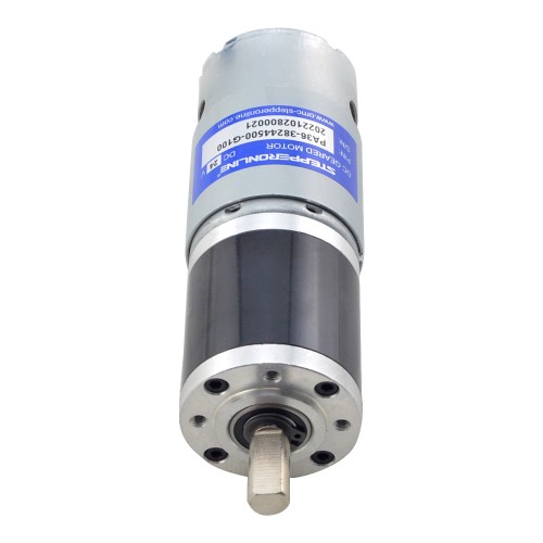 Motorreductor cepillado de 24V CC 15kg.cm/33RPM con caja de cambios planetaria 99,5:1 Motorreductor cepillado de 24V CC 15kg.cm/33RPM con caja de cambios planetaria 99,5:1