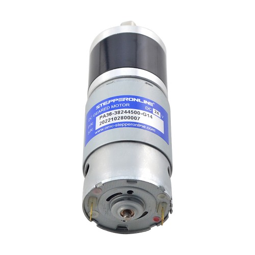 Motorreductor cepillado de 24V CC 2,4kg.cm/240RPM con caja de cambios planetaria de 13,76:1 Motorreductor cepillado de 24V CC 2,4kg.cm/240RPM con caja de cambios planetaria de 13,76:1