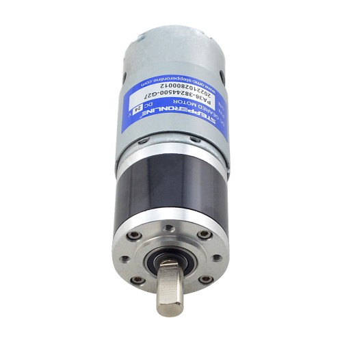 Motorreductor cepillado de 24V CC 4,7kg.cm/123RPM con caja de cambios planetaria de 26,8:1 Motorreductor cepillado de 24V CC 4,7kg.cm/123RPM con caja de cambios planetaria de 26,8:1