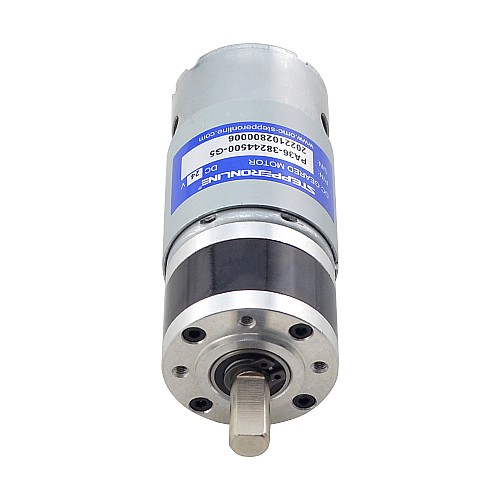 Motorreductor cepillado de 24V CC 1kg.cm/634RPM con caja de cambios planetaria 5,2:1 Motorreductor cepillado de 24V CC 1kg.cm/634RPM con caja de cambios planetaria 5,2:1