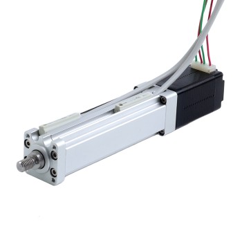 Nema 8 Husillo de Bolas Cilindro Eléctrico 0,5A Carrera 40mm 0,02Nm(2,83oz.in) Paso 1mm(0,03937") con Final de carrera