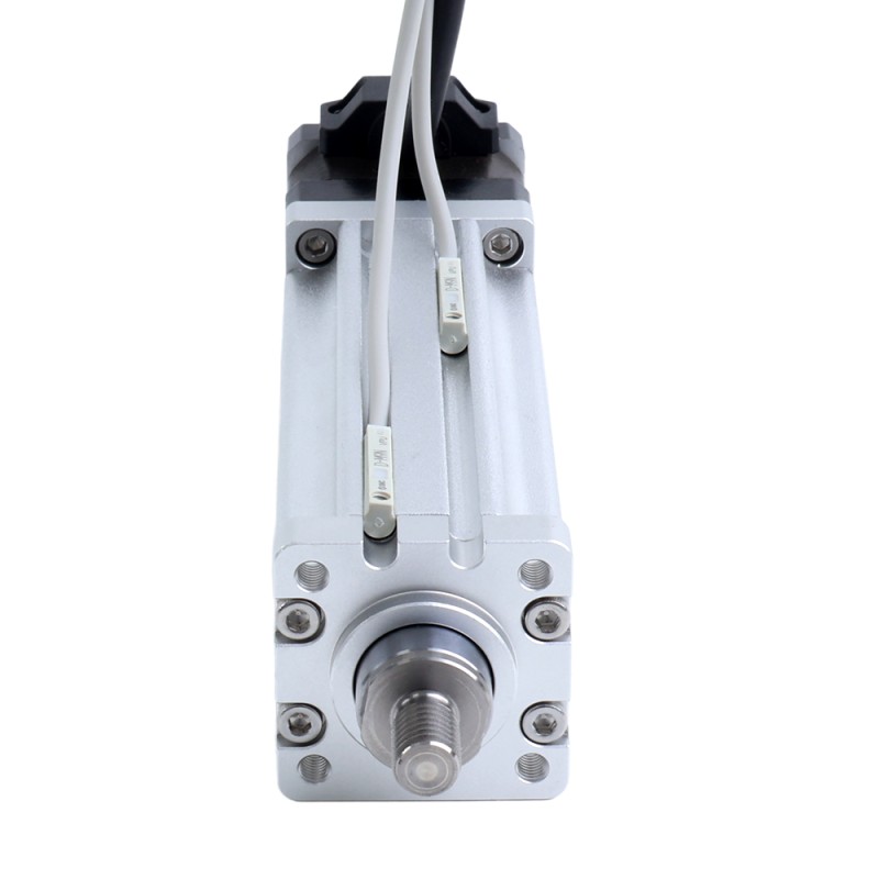 Nema 14 Husillo de Bolas Cilindro Eléctrico 1.5A Carrera 100mm 0.14Nm(19.83oz.in) Paso 4mm(0.15748) con Final de Carrera - LCB14S13BDB15-100D | StepperOnline
