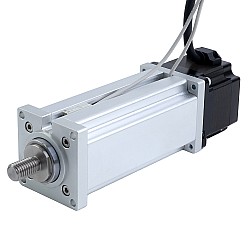 Nema 23 Husillo de Bolas Cilindro Eléctrico 3,0A Carrera 75mm 0,8Nm(113,29oz.in) Paso 10mm(0,393701") con Interruptor Magnético