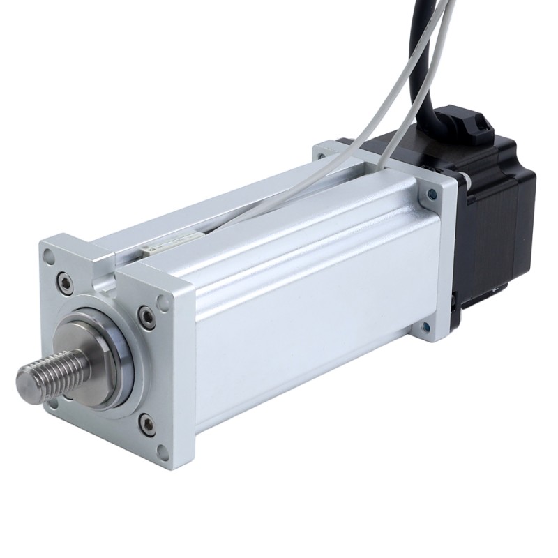 Nema 23 Husillo de Bolas Cilindro Eléctrico 4.0A Carrera 75mm 2.0Nm(283.22oz.in) Paso 4mm(0.15748) con Final de Carrera - LCB23S30BDL40-75D | StepperOnline
