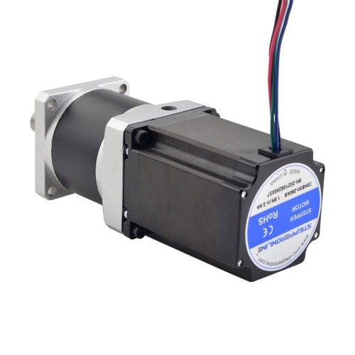 Motor paso a paso Nema 23 L=76.5mm Relación de transmisión 20:1 Reductor planetario de la serie MG