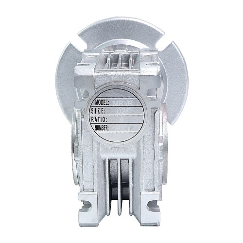 Caja de engranajes de tornillo sin fin MRVR025 relación 40:1 Ratio eje de entrada de φ9mm con brida de entrada del motor 56B14 Caja de engranajes de tornillo sin fin MRVR025 relación 40:1 Ratio eje de entrada de φ9mm con brida de entrada del motor 56B14