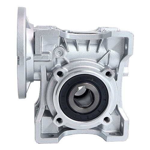 Caja de engranajes de tornillo sin fin MRVR050 relación 50:1 Ratio eje de entrada de φ14mm con brida de entrada del motor 71B5 Caja de engranajes de tornillo sin fin MRVR050 relación 50:1 Ratio eje de entrada de φ14mm con brida de entrada del motor 71B5