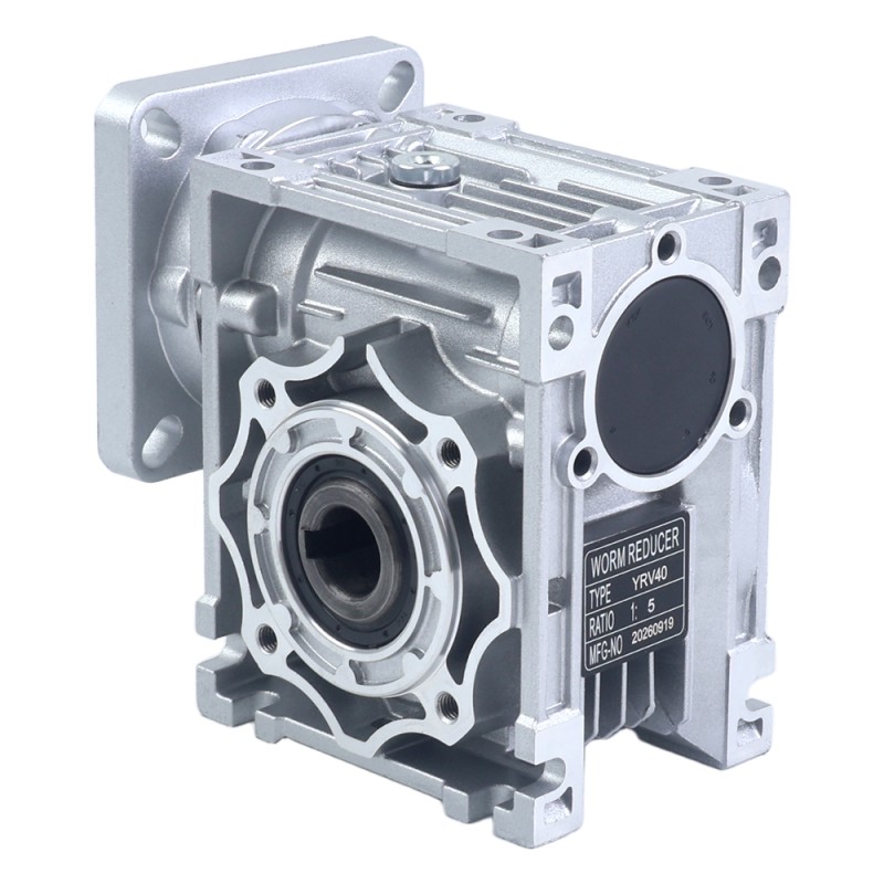 Diámetro del eje de entrada de 14mm YRV40 de la caja de engranajes helicoidales 5:1 - YRV40-G5-D14 | StepperOnline