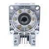 15:1 Caja de engranajes helicoidales YRV50 19mm Diámetro del eje de entrada - YRV50-G15-D19 | StepperOnline