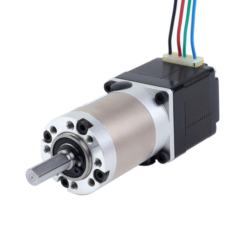Motor paso a paso Nema 11 bipolar L=33mm con caja de cambios planetaria serie EG relación de reducción 50:1