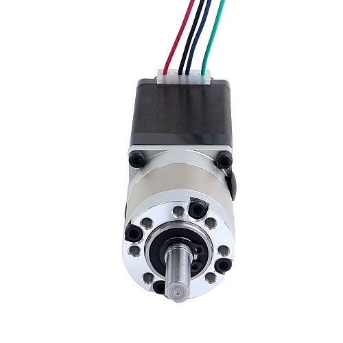 Motor paso a paso Nema 11 bipolar L=51mm 0,67A con caja de cambios planetaria serie EG relación de reducción 10:1 - 11HS20-0674S-EGS10 | StepperOnline
