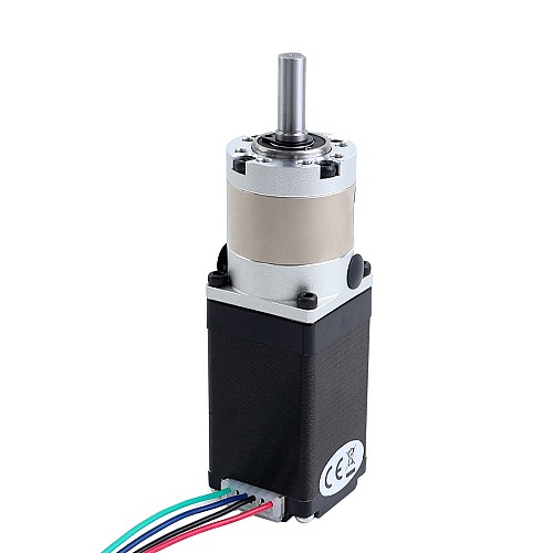 Motor paso a paso Nema 11 bipolar L=51mm 0,67A con caja de cambios planetaria serie EG relación de reducción 10:1 - 11HS20-0674S-EGS10 | StepperOnline