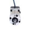 Motor paso a paso Nema 14 bipolar L=34mm con caja de cambios planetaria serie EG relación de reducción 100:1