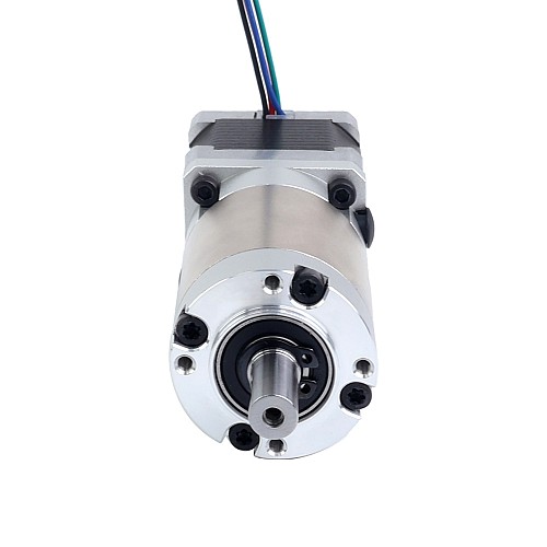 Motor paso a paso Nema 14 bipolar L=34mm con caja de cambios planetaria serie EG relación de reducción 100:1 - 14HS13-1004S-EGS100 | StepperOnline