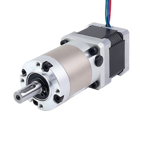 Motor paso a paso Nema 14 bipolar L=34mm con caja de cambios planetaria serie EG relación de reducción 20:1 Motor paso a paso Nema 14 bipolar L=34mm con caja de cambios planetaria serie EG relación de reducción 20:1