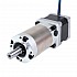 Motor paso a paso Nema 14 bipolar L=34mm con caja de cambios planetaria serie EG relación de reducción 45:1
