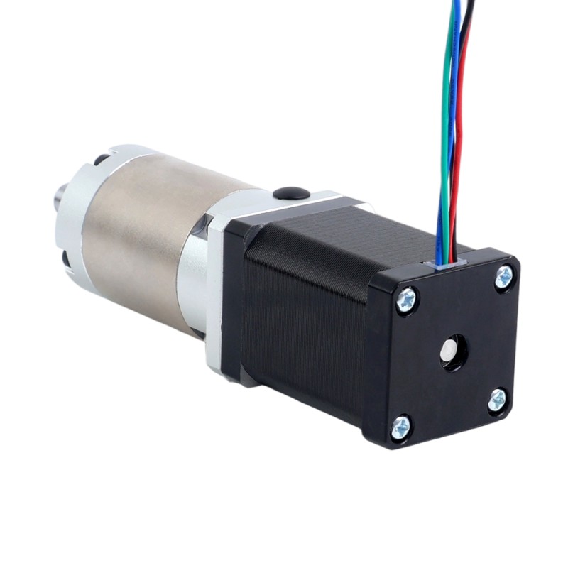 Motor paso a paso Nema 14 bipolar L=52mm w/ con caja de cambios planetaria serie EG relación de reducción 45:1