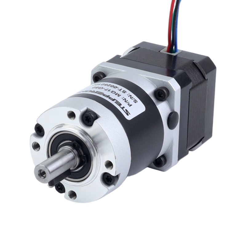 Motor paso a paso Nema 17 bipolar L=34mm w/ con caja de cambios planetaria serie MG relación de reducción 100:1