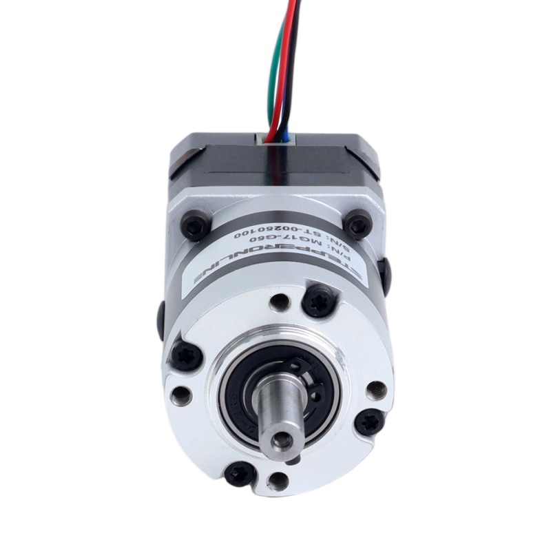 Motor paso a paso Nema 17 bipolar L=34mm w/ con caja de cambios planetaria serie MG relación de reducción 100:1