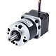 Motor paso a paso Nema 17 bipolar L=34mm w/ con caja de cambios planetaria serie MG relación de reducción 50:1 - 17HS13-0404S-MG50 | StepperOnline
