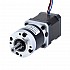 Motor paso a paso Nema 17 bipolar L=48mm w/ con caja de cambios planetaria serie MG relación de reducción 100:1