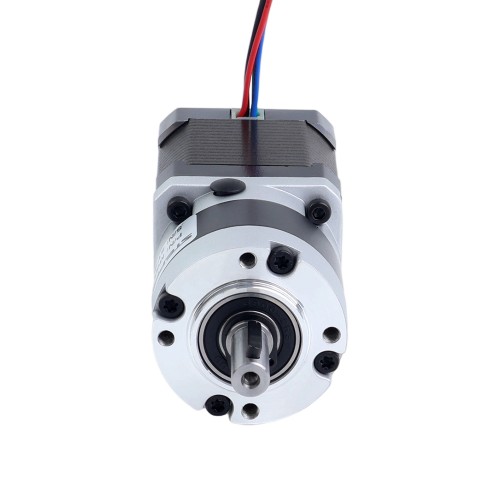 Motor paso a paso Nema 17 bipolar L=48mm w/ con caja de cambios planetaria serie MG relación de reducción 5:1 - 17HS19-1684S-MG5 | StepperOnline