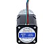 Motor paso a paso Nema 17 bipolar L=60mm w/ con caja de cambios planetaria serie MG relación de reducción 10:1 - 17HS24-2104S-MG10 | StepperOnline
