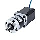 Motor paso a paso Nema 17 bipolar L=60mm w/ con caja de cambios planetaria serie MG relación de reducción 50 - 17HS24-2104S-MG50 | StepperOnline
