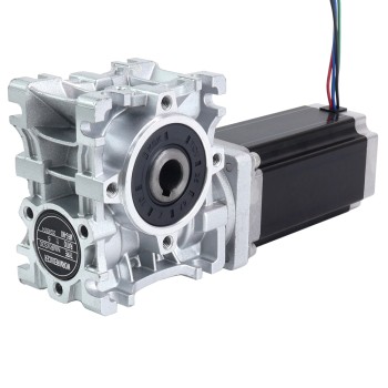 Motor Nema 23 113mm Relación de transmisión 30:1 Caja de engranajes helicoidales NMRVS30