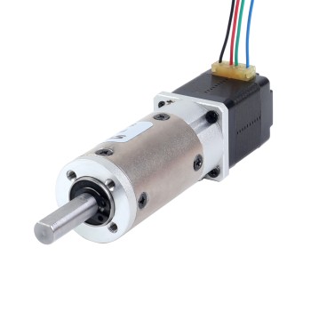 Motor paso a paso Nema 8 bipolar L=28mm con caja de cambios planetaria serie EG relación de reducción 20:1