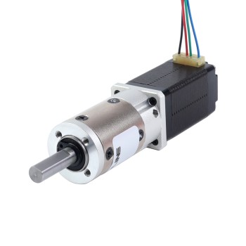Motor paso a paso Nema 8 bipolar L=39,3mm con caja de cambios planetaria serie EG relación de reducción 5:1