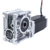 Motor Nema 23 113mm Relación de transmisión 15:1 Caja de engranajes helicoidales YRV30 - 23HS45-4204S-YRV30-G15 | StepperOnline