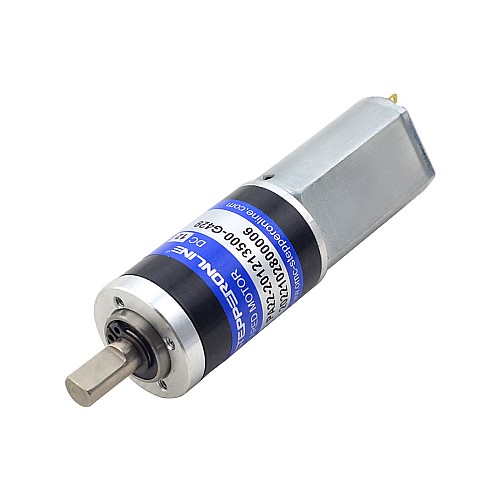 Motorreductor cepillado de 12V CC 3,8kg.cm/24,5RPM con caja de cambios planetaria 428,6:1 Motorreductor cepillado de 12V CC 3,8kg.cm/24,5RPM con caja de cambios planetaria 428,6:1