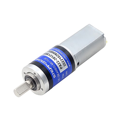 Motorreductor cepillado de 12V CC 0,7kg.cm/164RPM con caja de cambios planetaria 64:1 Motorreductor cepillado de 12V CC 0,7kg.cm/164RPM con caja de cambios planetaria 64:1