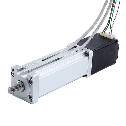 Nema 11 Husillo de Bolas Cilindro Eléctrico 1.0A Carrera 80mm 0.05Nm(7.08oz.in) Paso 2mm(0.07874) con Final de Carrera - LCB11S13BAM10-80D | StepperOnline