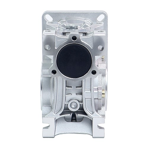 50:1 Caja de engranajes helicoidales NMRVS40 14mm Diámetro del eje de entrada - NMRVS40-G50-D14 | StepperOnline