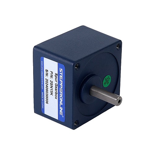 Fase única 220VAC 6W 50Hz Brida 60mm Relación de transmisión 15:1 Motor de inducción de CA con caja de cambios rectos