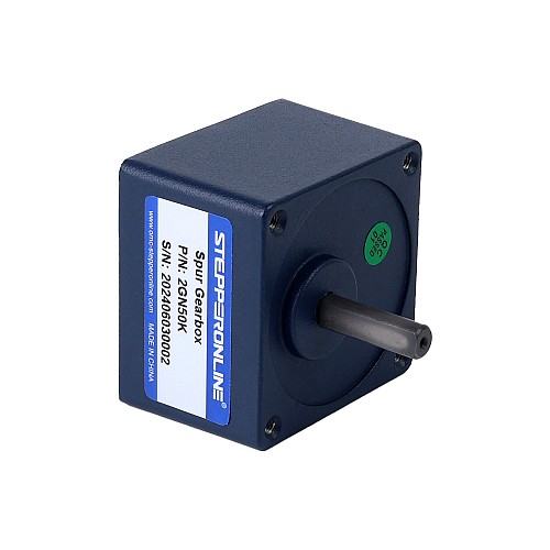 Motorreductor cepillado de 12V CC 60 kg.cm/3,5RPM con caja de cambios de dientes rectos rectangulares 1166:1 Cepillado 12V 10W 1,16Nm(164,27oz.in) 60RPM con motor de engranajes CC con caja de cambios rectos 50:1 - F2D10-12GN-30S/2GN50K | StepperOnline