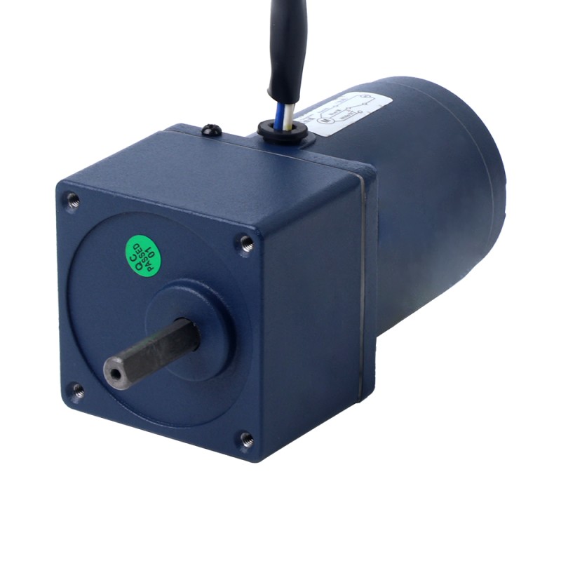 6W 110VAC 60Hz 103RPM 0,45Nm(63,73oz.in) Brida 60mm Motor de inducción de CA monofásico con caja de cambios rectos