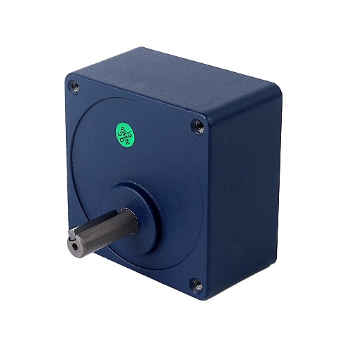 Fase única 110VAC 25W 60Hz Brida 80mm Relación de transmisión 5:1 Motor de inducción de CA con caja de cambios rectos 25W 110VAC 60Hz 18-310RPM 0,61Nm(86,38oz.in) Brida 80mm Motor de velocidad variable de CA monofásico con caja de cambios rectos - 4IK25RGN-A/4GN5K | StepperOnline