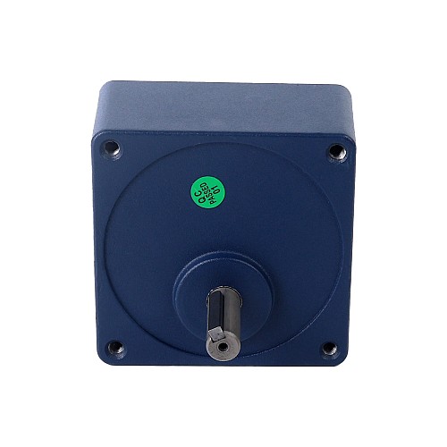 Fase única 110VAC 25W 60Hz Brida 80mm Relación de transmisión 5:1 Motor de inducción de CA con caja de cambios rectos 25W 110VAC 60Hz 18-310RPM 0,61Nm(86,38oz.in) Brida 80mm Motor de velocidad variable de CA monofásico con caja de cambios rectos - 4IK25RGN-A/4GN5K | StepperOnline