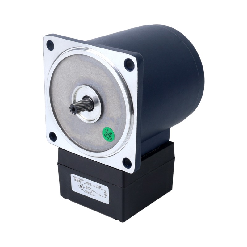 25W 110VAC 60Hz 7,75RPM 8,00Nm(1132,89oz.in) Brida 80mm Motor de inducción de CA monofásico con caja de cambios rectos