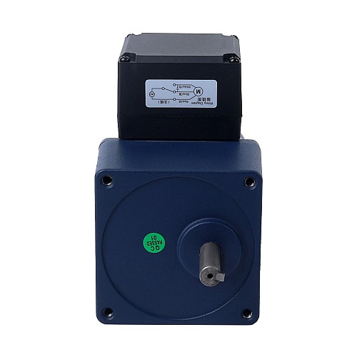 Tres fases 220VAC/380VAC 25W 50/60Hz Brida 80mm Relación de transmisión 20:1 Motor de inducción de CA con caja de cambios rectos Tres fases 220VAC/380VAC 25W 50/60Hz Brida 80mm Relación de transmisión 20:1 Motor de inducción de CA con caja de cambios rectos