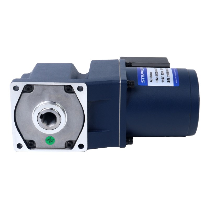 25W 110VAC 16,00Nm(2265,79oz.in) Motor de inducción de CA monofásico de eje hueco de caja de cambios de ángulo recto