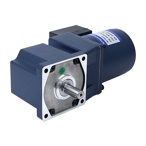 Fase única 110VAC 25W 60Hz Brida 80mm Relación de transmisión 20:1 Motor de inducción de CA con caja de cambios en ángulo recto Fase única 110VAC 25W 60Hz Brida 80mm Relación de transmisión 20:1 Motor de inducción de CA con caja de cambios en ángulo recto