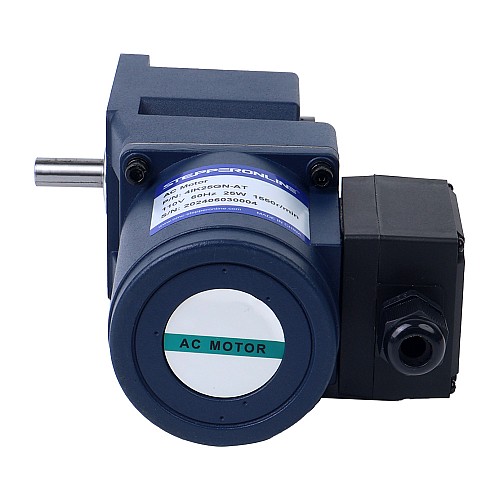 Fase única 110VAC 25W 60Hz Brida 80mm Relación de transmisión 20:1 Motor de inducción de CA con caja de cambios en ángulo recto Fase única 110VAC 25W 60Hz Brida 80mm Relación de transmisión 20:1 Motor de inducción de CA con caja de cambios en ángulo recto